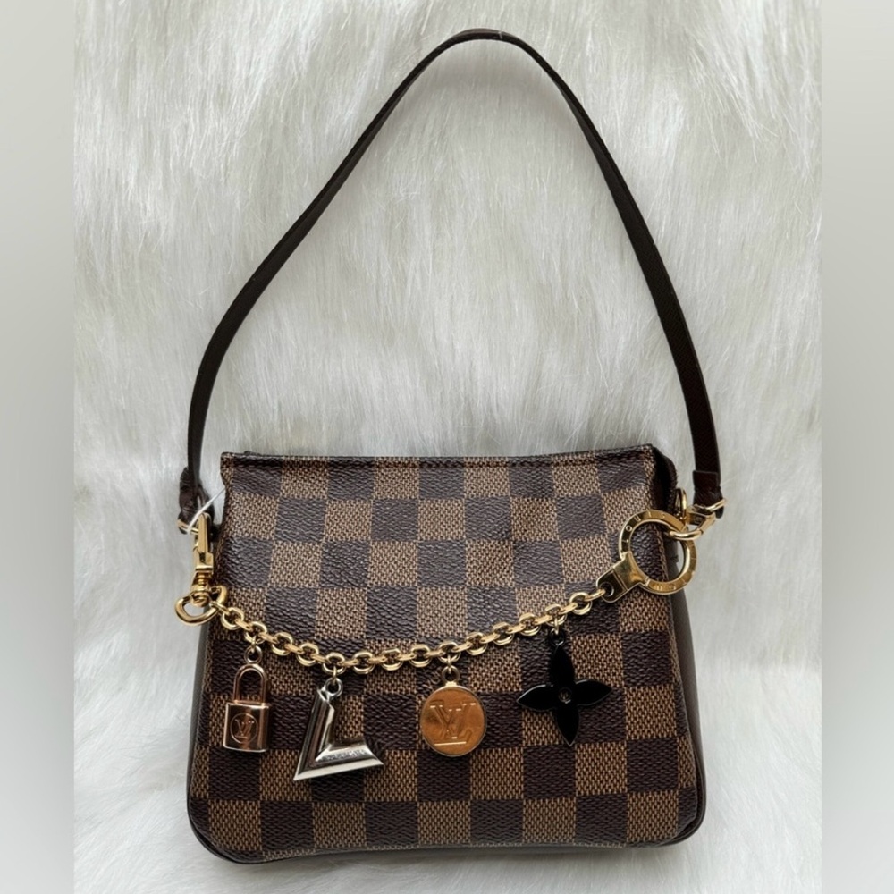 Vintage Damier Ebonee Trouse Makeup Bag